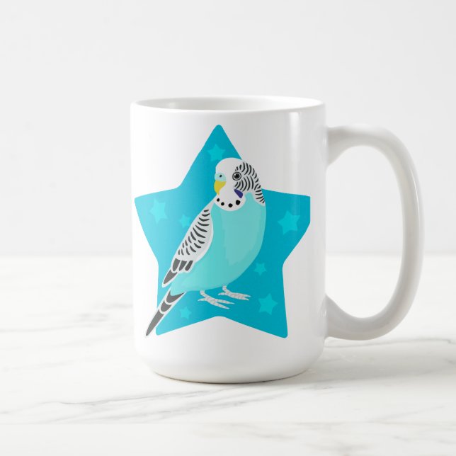 Caneca De Café Parakeet doce do pássaro (Direita)