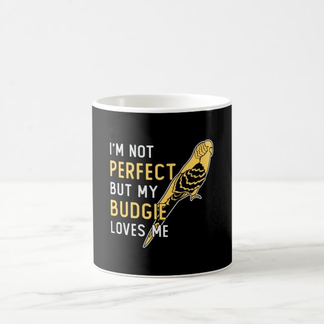 Caneca De Café Parakeet Lover My Budget Me ama Pet Budgerigar (Centro)