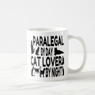 Caneca De Café Paralegal Loves Cats