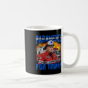 Caneca De Café Paramedico Para Bombeiro Engraçado Trump