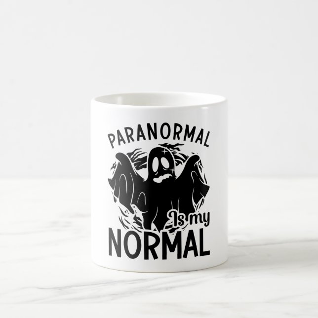 Caneca De Café Paranormal É Meu Fantasma Normal Caçando Fantasmas (Centro)