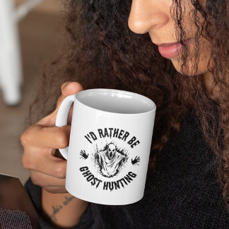 Caneca De Café Paranormal Eu Preferencialmente Fantasma Caçando h