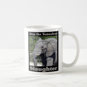Caneca De Café Parar o Elefante do Abate