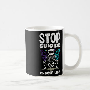 Caneca De Café Parar o suicídio Escolher a Vida do Suicídio