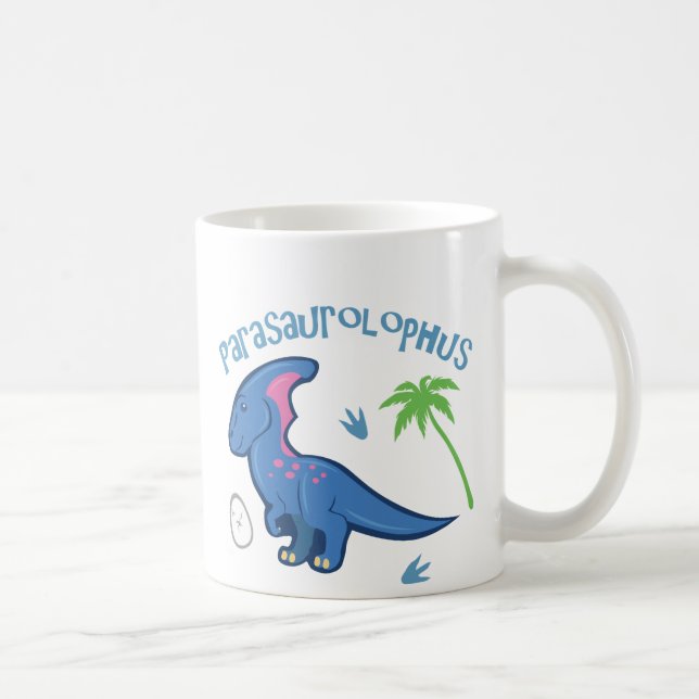Caneca De Café Parasaurolophus (Direita)
