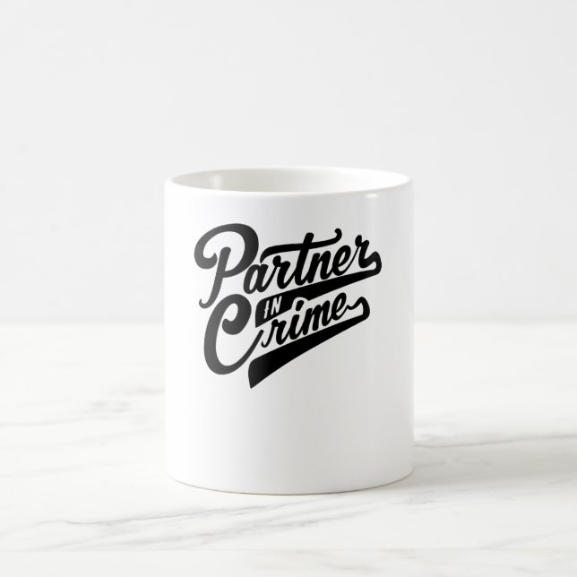 Caneca De Café Parceiro no Crime (Centro)