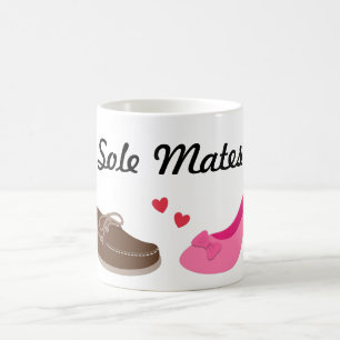 Caneca De Café Parceiros de alma companheiros de sola Humor pun