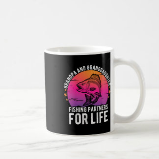 Caneca De Café Parceiros De Pesca Do Avô E Da Avô Para O Lif