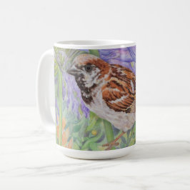 Caneca De Café Pardal Comum
