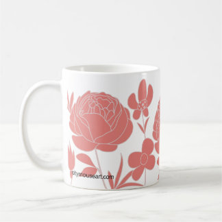 Caneca De Café Pare de cheirar as flores