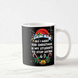 Caneca De Café Pare de dizer 6-7 Engraçado Professor Alunos 67 Na