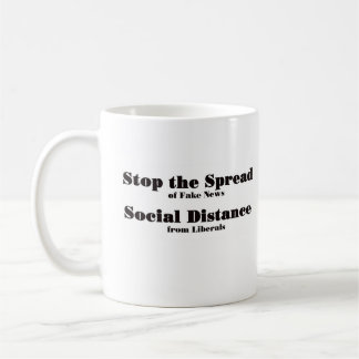 Caneca De Café Pare de espalhar notícias falsas