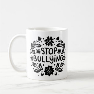 Caneca De Café Pare de intimidar contra o bullying