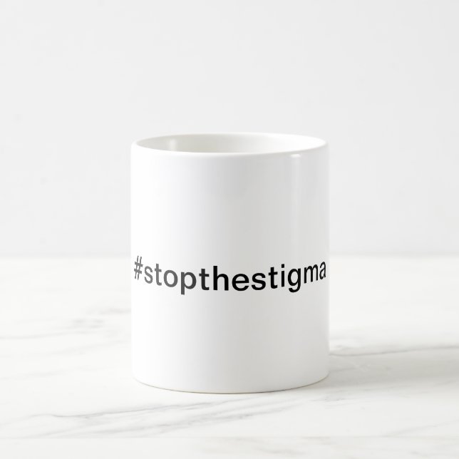 Caneca De Café Pare o estigma! (Centro)