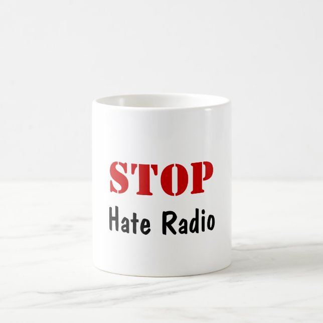 Caneca De Café PARE o rádio do ódio (Centro)