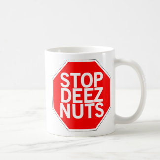 Caneca De Café Pare os loucos de Deez