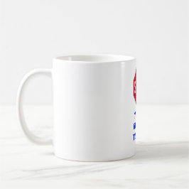Caneca De Café Pare, Pense Antes de Agir