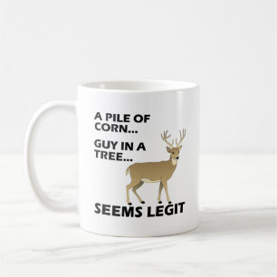 Caneca De Café Parece Legit Funny Hunting Mug