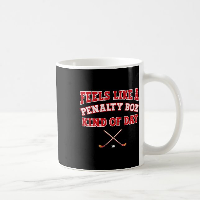 Caneca De Café Parece Um Dia De Caixa De Penalidade Engraçado De  (Direita)