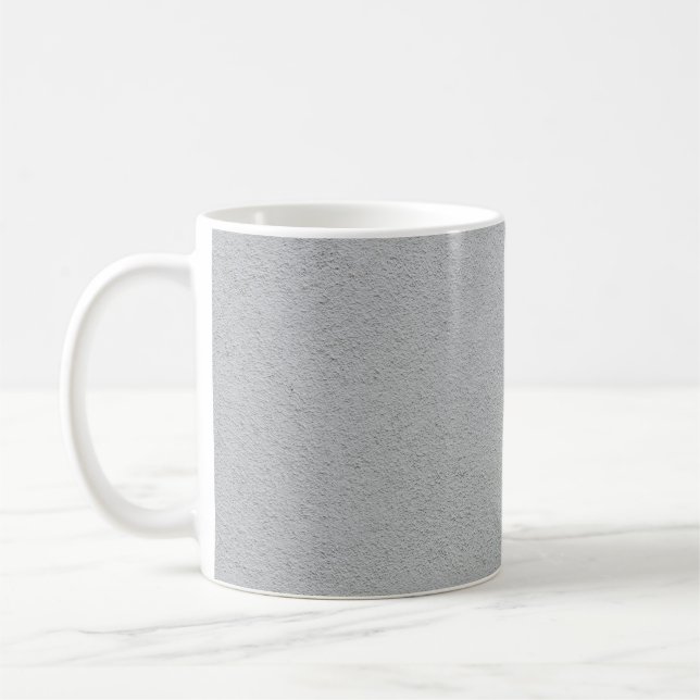 Caneca De Café Parede de cinza pintada (Esquerda)