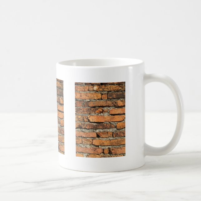 Caneca De Café Parede dos tijolos antigos (Direita)