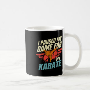 Caneca De Café Parei Meu Jogo Para O Presente De Jogos De Karate