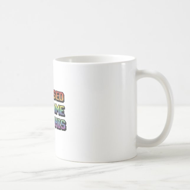 Caneca De Café "Parei Meu Jogo Por Isso" (Direita)
