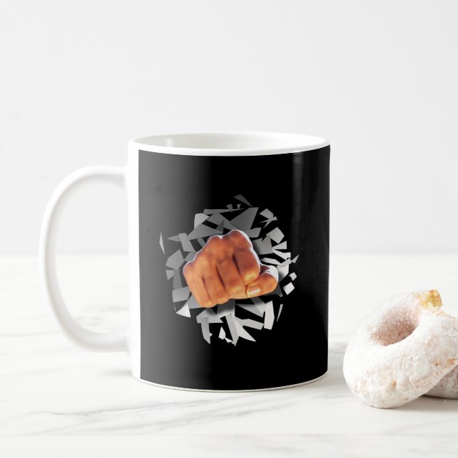 Caneca De Café Parem De Passar! (Com Donut)