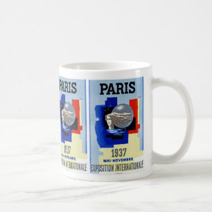 Caneca De Café Paris 1937 ~ Exposição Internacional
