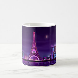 Caneca De Café Paris at night