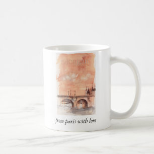 CANECA DE CAFÉ PARIS BONJOUR