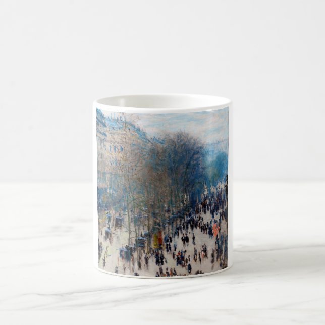 Caneca De Café Paris Boulevard, Claude Monet (Centro)