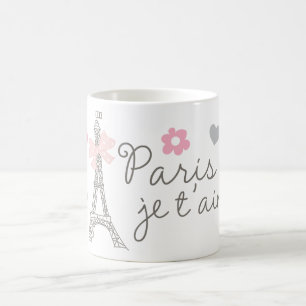Caneca De Café Paris Je T'aime