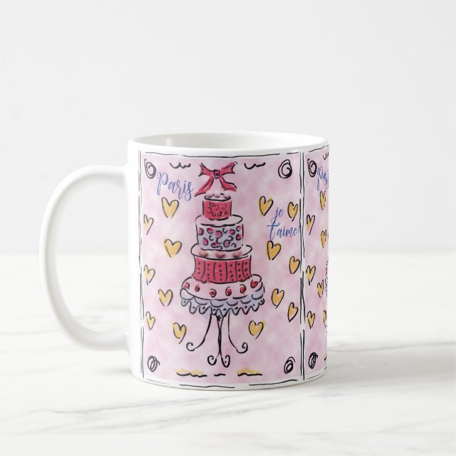 Caneca De Café Paris je t'aime (Esquerda)