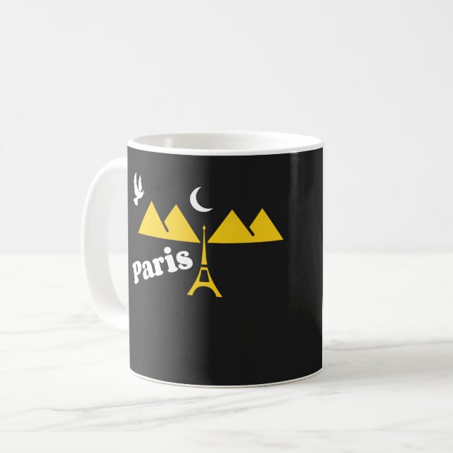 Caneca De Café Paris Mug 2017 (Frente Esquerda)