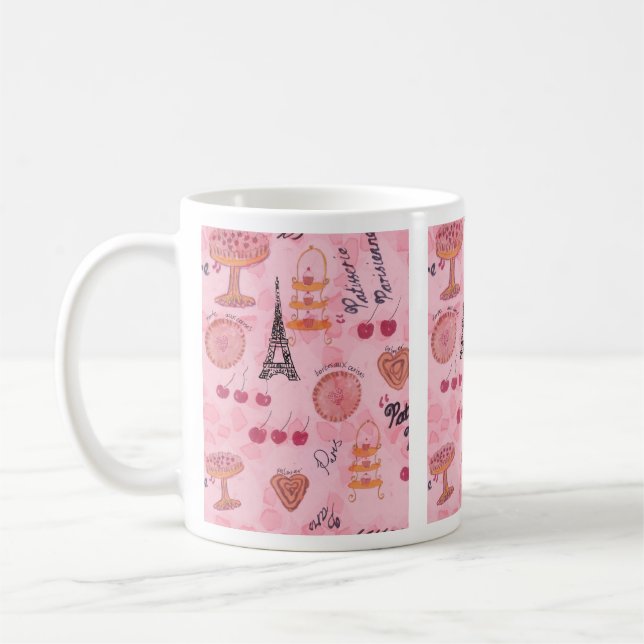 Caneca De Café Paris Pink Pastries (Esquerda)