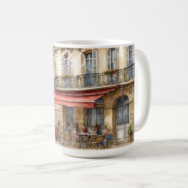 CANECA DE CAFÉ PARIS SCENE MUG (Frente Esquerda)
