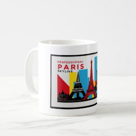 Caneca De Café Paris Skyline 2