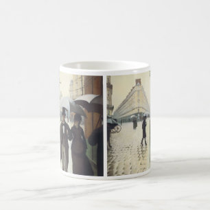 Caneca De Café Paris Street, Rainy Day, por Caillebotte