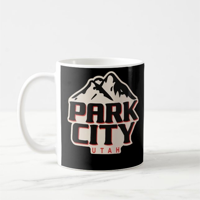 Caneca De Café Park City Utah Mug (Esquerda)