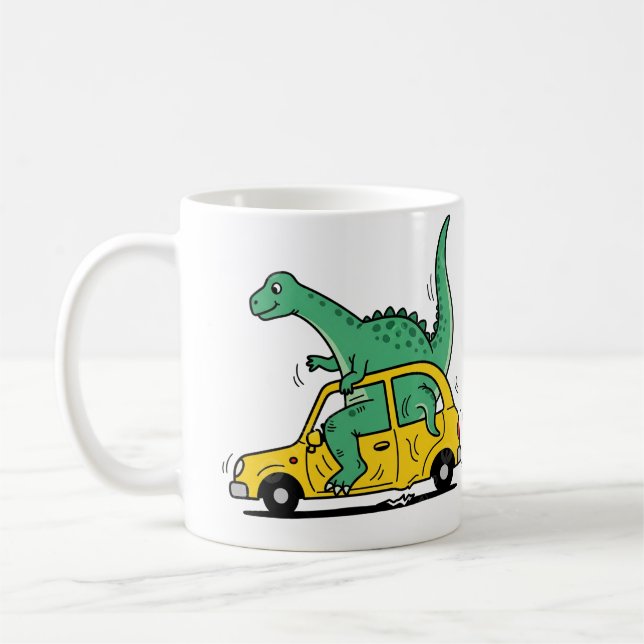 Caneca De Café Parking Saurus (Esquerda)