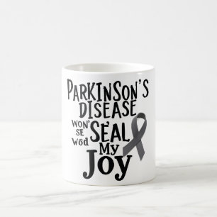 Caneca De Café Parkinson não vai roubar minha alegria