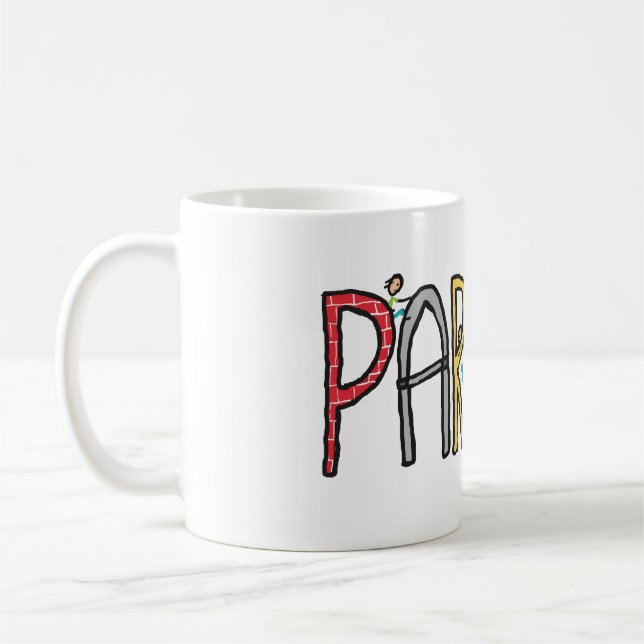 Caneca De Café Parkour (Esquerda)
