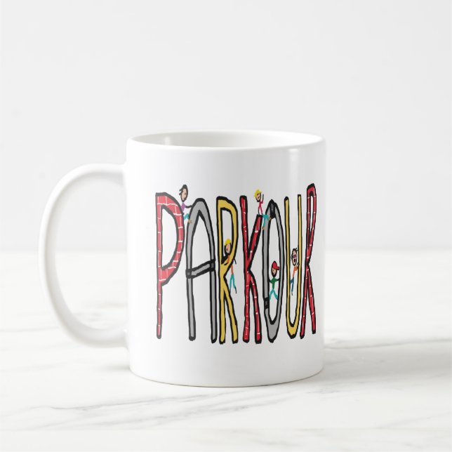 Caneca De Café Parkour (Esquerda)