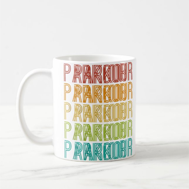 Caneca De Café Parkour Corrida Livre (Esquerda)
