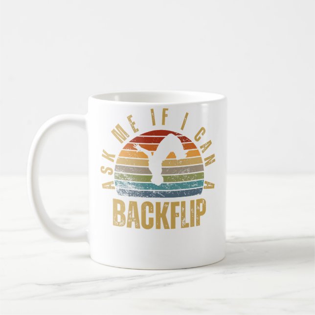 Caneca De Café Parkour Pergunte Se Eu Posso Fazer Um Backflip Eng (Esquerda)