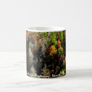 Caneca De Café Parkway azul de Ridge, North Carolina
