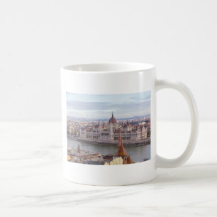 Caneca De Café Parlamento húngaro Budapeste por dia