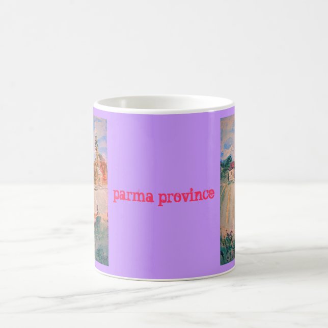 Caneca De Café parma itália aquarela (província de parma) (Centro)