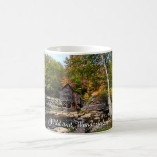 Caneca De Café Parque de Babcock, West Virginia, Wild e Wontiful
